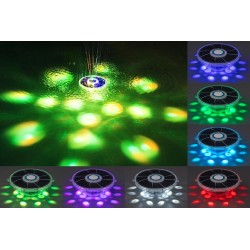 Bestway Fontana solare con LED cambiacolore 7 colore FloatBright, 58849