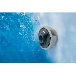 Bestway Idromassaggio Lay-Z-Spa Hollywood Luxe AirJet con luci LED, 4-6 persone, nero effetto marmo 6001F