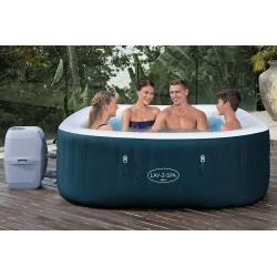 Bestway Idromassaggio Lay-Z-Spa Ibiza 180x180x66cm AirJet, 4-6 persone con EnergySense 6002U