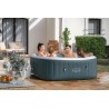 Bestway Idromassaggio Lay-Z-Spa Ibiza 180x180x66cm AirJet, 4-6 persone con EnergySense 6002U