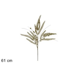 Stelo Glitterato con Palline 61 cm Oro