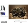 Minilucciole 1200 LED Bianco Caldo