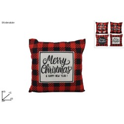 Cuscino Sfoderabile 45x45 cm Scozzese MERRY CHRISTMAS, modelli assortiti, 1 pezzo