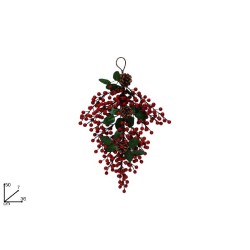 Dietroporta Lungo con Bacche e Pigne