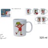 Tazzone Mug 325 ml con Decoro Elfo, modelli assortiti, 1 pezzo