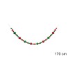 Ghirlanda Palline 170 cm Rosso-Verde