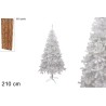 Albero Di Natale Bianco Natale 210 centimetri Abete Della Steppa Artificiale Tutto Bianco