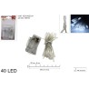 LUCI LED 40 A BATTERIA BIANCO