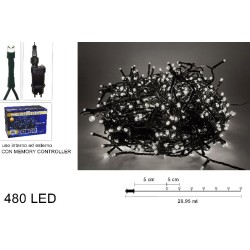 MINILUCCIOLE 480LED IN SCATOLA BIANCO FREDDO USO ESTERNO