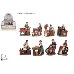 Mestieri per Presepe 12 cm, modelli assortiti, 1 pezzo