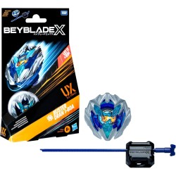 Hasbro - Beyblade X, Starter Pack, Buster Dran 1-60A UX con trottola e Lanciatore