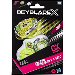 Hasbro - Beyblade X, Starter Pack, Arc Wizard R 4-55LO CX con trottola e Lanciatore