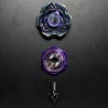 Hasbro - Beyblade X, Set Starter Pack, Dark Perseus B 6-80W CX, trottola e Lanciatore