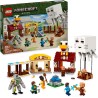 LEGO Minecraft 21273 Attacco al Villaggio del Ghast-Pallone - Giocattolo con Casa di Steve, 4 Minifigure, Golem di Ferro e Funz