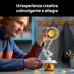 LEGO Ideas | 21357 Disney Pixar Luxo Jr. - Set con Lampada da Costruire per Adulti - Gadget Cinematografico con Riferimenti ai 