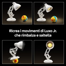 LEGO Ideas | 21357 Disney Pixar Luxo Jr. - Set con Lampada da Costruire per Adulti - Gadget Cinematografico con Riferimenti ai 
