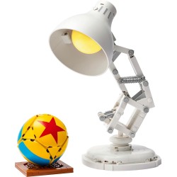 LEGO Ideas | 21357 Disney Pixar Luxo Jr. - Set con Lampada da Costruire per Adulti - Gadget Cinematografico con Riferimenti ai 