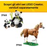 LEGO Creator 31173 3 in 1 Animali Selvatici: Tucano Tropicale con Fiore - Animale Giocattolo Trasformabile in Farfalla o Pesce 