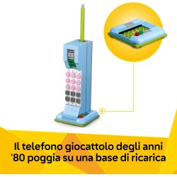 LEGO Creator 31174 3in1 Telefono Retrò con Disco di Selezione Rotante - Si Trasforma in un Modello Anni  80 o in 2 Telefoni Cel