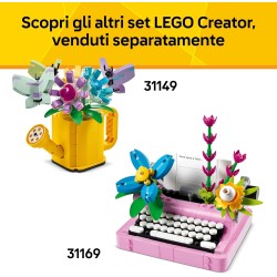 LEGO Creator 31174 3in1 Telefono Retrò con Disco di Selezione Rotante - Si Trasforma in un Modello Anni  80 o in 2 Telefoni Cel