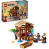 LEGO - ONE PIECE 75636 La Capanna del Villaggio Foosha Giocattolo con Barca, Minifigure di Luffy, Shanks e Makino, Accessori e 