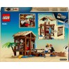 LEGO - ONE PIECE 75636 La Capanna del Villaggio Foosha Giocattolo con Barca, Minifigure di Luffy, Shanks e Makino, Accessori e 