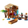 LEGO - ONE PIECE 75636 La Capanna del Villaggio Foosha Giocattolo con Barca, Minifigure di Luffy, Shanks e Makino, Accessori e 