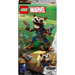 LEGO | Marvel 76282 Rocket e Baby Groot, Set con Action Figure Snodabile da Costruire e Minifigure del Supereroe, Giocattoli Gu