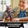 LEGO | Marvel 76282 Rocket e Baby Groot, Set con Action Figure Snodabile da Costruire e Minifigure del Supereroe, Giocattoli Gu