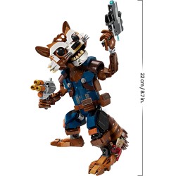 LEGO | Marvel 76282 Rocket e Baby Groot, Set con Action Figure Snodabile da Costruire e Minifigure del Supereroe, Giocattoli Gu