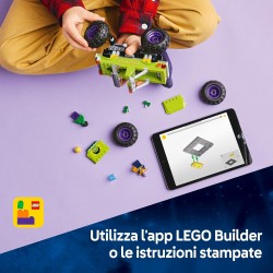 LEGO | Marvel 76312 Truck di Hulk Contro Thanos - Camion Giocattolo da Costruire per Supereroi con 2 Minifigure e Accessori com