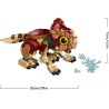 LEGO 76970 Jurassic World Dinosauro cucciolo Dolores: Aquilops - Dinosauro Giocattolo da Esposizione e Gioco con Pianta di Fior