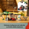 LEGO 76973 Jurassic World Alla Ricerca del Raptor e del Titanosauro - Con 2 Figure di Dinosauro Giocattolo, un Fuoristrada, una