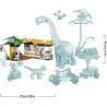 LEGO 76973 Jurassic World Alla Ricerca del Raptor e del Titanosauro - Con 2 Figure di Dinosauro Giocattolo, un Fuoristrada, una