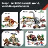 LEGO 76975 Jurassic World Fuga sul Fiume dal T. Rex - Giocattolo Interattivo con Dinosauro, una Barca, un Veicolo ATV e 2 Minif
