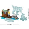 LEGO 76975 Jurassic World Fuga sul Fiume dal T. Rex - Giocattolo Interattivo con Dinosauro, una Barca, un Veicolo ATV e 2 Minif