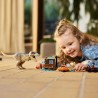 LEGO 76975 Jurassic World Fuga sul Fiume dal T. Rex - Giocattolo Interattivo con Dinosauro, una Barca, un Veicolo ATV e 2 Minif