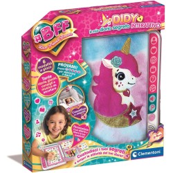Clementoni - BFF Diario Segreto Unicorno Interattivo con Cassetto dei Segreti, 6 modalità di Gioco, Storie Musica e attività Cr