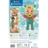 Clementoni Baby Bebè, prenditi cura di me! Bambolotto Interattivo, 10+ Mesi, Parla, Canta, Racconta Filastrocche, 100% Lavabile