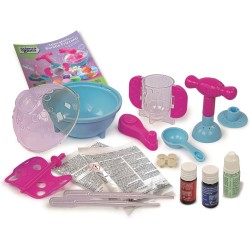 Clementoni Scienza e Gioco - Il Laboratorio delle bombe Frizzanti, Set Creazioni Effervescenti, Colorate e Profumate, Crea Bomb