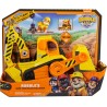 Rubble & Crew, Veicolo da lavoro Deluxe di Rubble, Bulldozer da cantiere con luci, suoni e personaggio, giocattoli per bambini