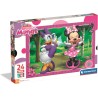 Clementoni - Puzzle per Bambini 24 Pezzi Supercolor, per Bambini 3+ Anni, Illustrazione Disney Minnie, Idea Regalo, Made in Ita