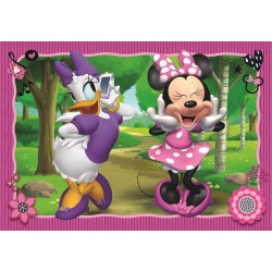 Clementoni - Puzzle per Bambini 24 Pezzi Supercolor, per Bambini 3+ Anni, Illustrazione Disney Minnie, Idea Regalo, Made in Ita