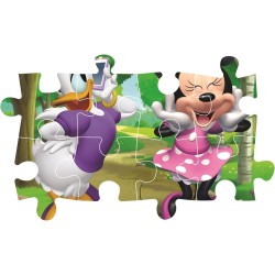 Clementoni - Puzzle per Bambini 24 Pezzi Supercolor, per Bambini 3+ Anni, Illustrazione Disney Minnie, Idea Regalo, Made in Ita