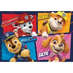 Clementoni - Paw Patrol Supercolor Patrol - 24 Pezzi Puzzle Cartoni Animati - CL24238