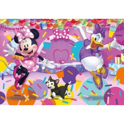 Clementoni - 25735 - Supercolor Puzzle - Disney Minnie - 104 pezzi - Made in Italy, puzzle bambini 6 anni, puzzle cartoni anima