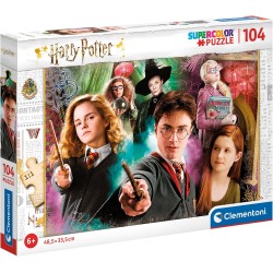 Clementoni Harry Potter Potter-104 pezzi-Made in Italy, puzzle bambini 6 anni+, Multicolore, 25712