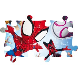Clementoni - Puzzle per Bambini 104 Pezzi Supercolor, per Bambini 4+ Anni, Illustrazione con Supereroe Spidey, Idea Regalo, Mad