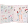 Depesche 12393 Crea Il Tuo Speciale Matrimonio TOPModel - Libro di Adesivi con 60 Pagine per Creare Bellissimi Abiti, Inclusi F