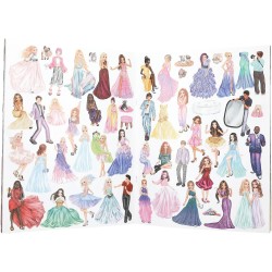 Depesche 13232 TOPModel Glamour - Libro di Adesivi con 20 Pagine per Creare Bellissimi Motivi per modelle, Inclusi 3 Adesivi a 